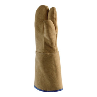 Hitzehandschuhe L.30cm max.800Grad/kurzfristig PBI-Gewebe Jutec 3-Finger