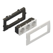 HKL Bloc multiprises triple blanc KES-3.3.3-2