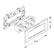 HKL Bloc multiprises triple blanc KES-3.3.3