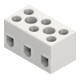 HKL Bornes de connexion 1-4qmm 3p., blanc 1128.G