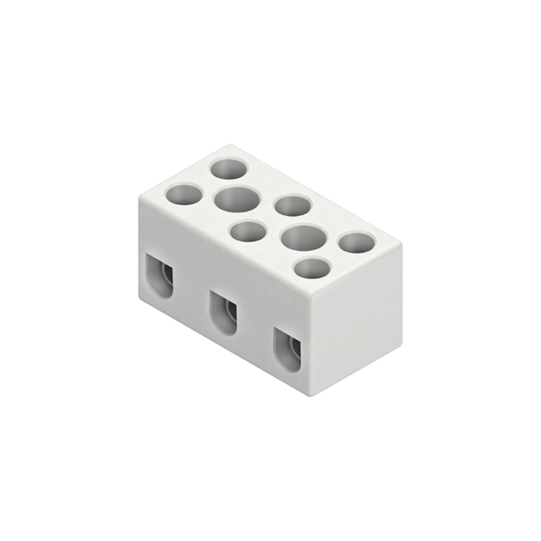 HKL Bornes de connexion 1-4qmm 3p., blanc 1128.G