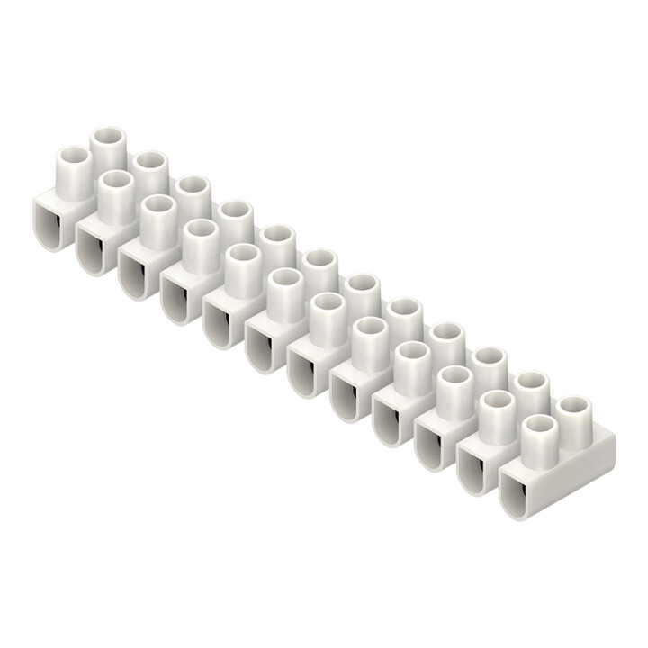 HKL Bornes de connexion 2,5-10 mm² blanches 12 pièces 143.3