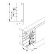 HKL Canal cws 60x230 RAL9001 HKL60230.6-4