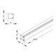 HKL Canal L 20x20 RAL7035 HKL2020.8