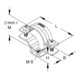 HKL Collier de fixation PG36 D=38-47mm M40 628/38