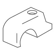 HKL Collier de fixation simple gr 1 pour 7-11 1566-3