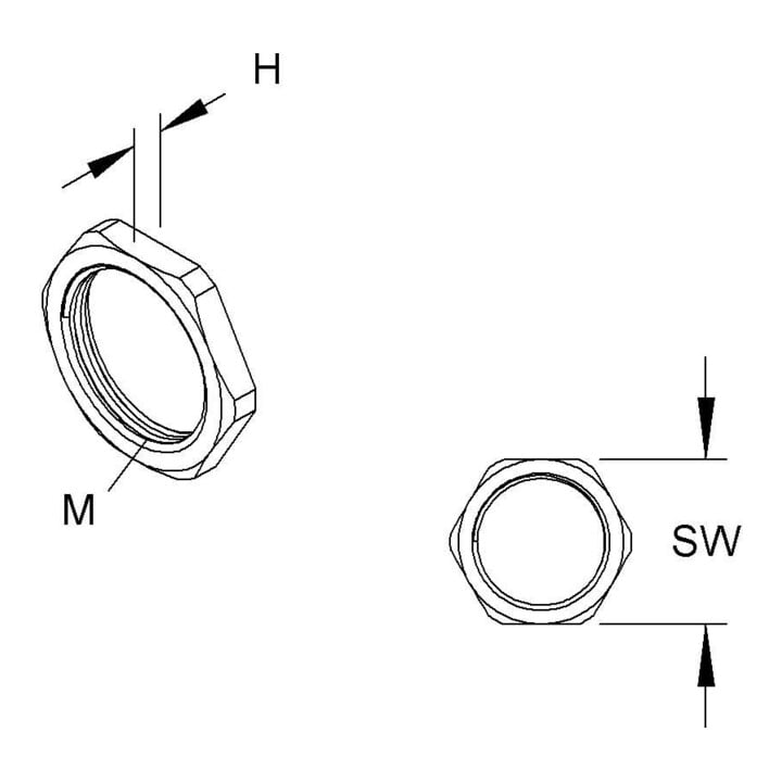 HKL Écrou hexagonal 420M63