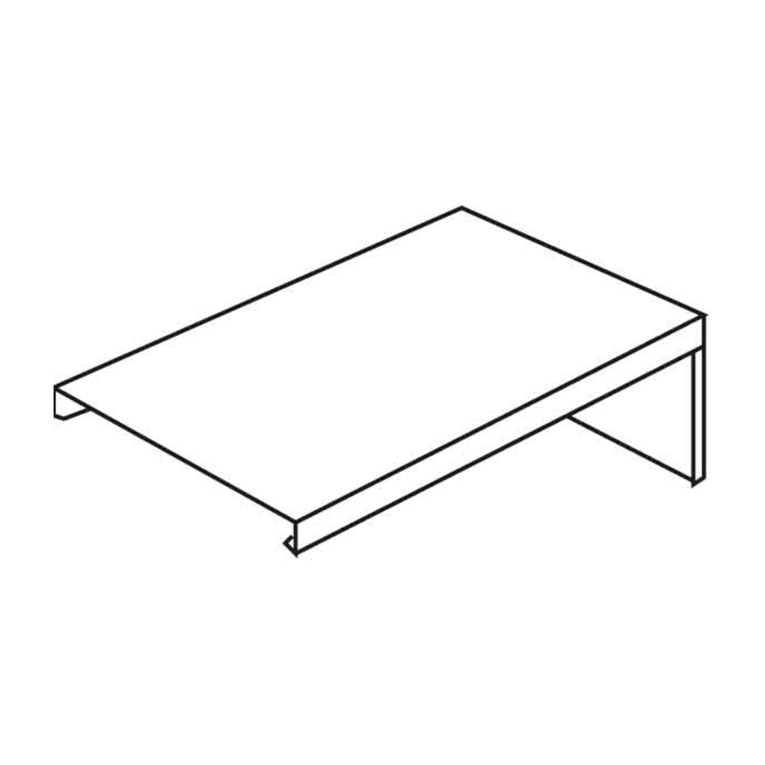 HKL Embout rws 40x60 RAL9010 ES4060.3