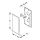 HKL Endstück rws 60x110 RAL9010 EG60110.3
