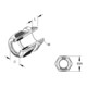 HKL Kabelverschraubung lgr,D=34-48mm,IP68 1234VM6301