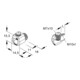 HKL Klemmnippel ws D:3-6,5/L:18mm M10x1 434W