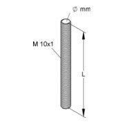 HKL Manchon fileté M10x1 182/100-4