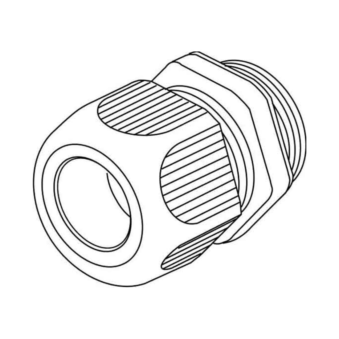 HKL Presse-étoupe gris clair, D=20-32mm 1234M4001