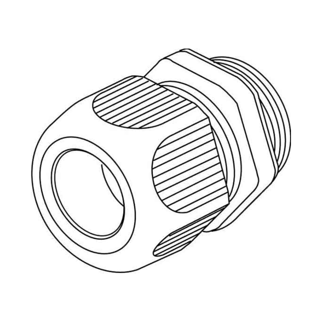 HKL Presse-étoupe gris clair, D=6-12mm 1234P1301