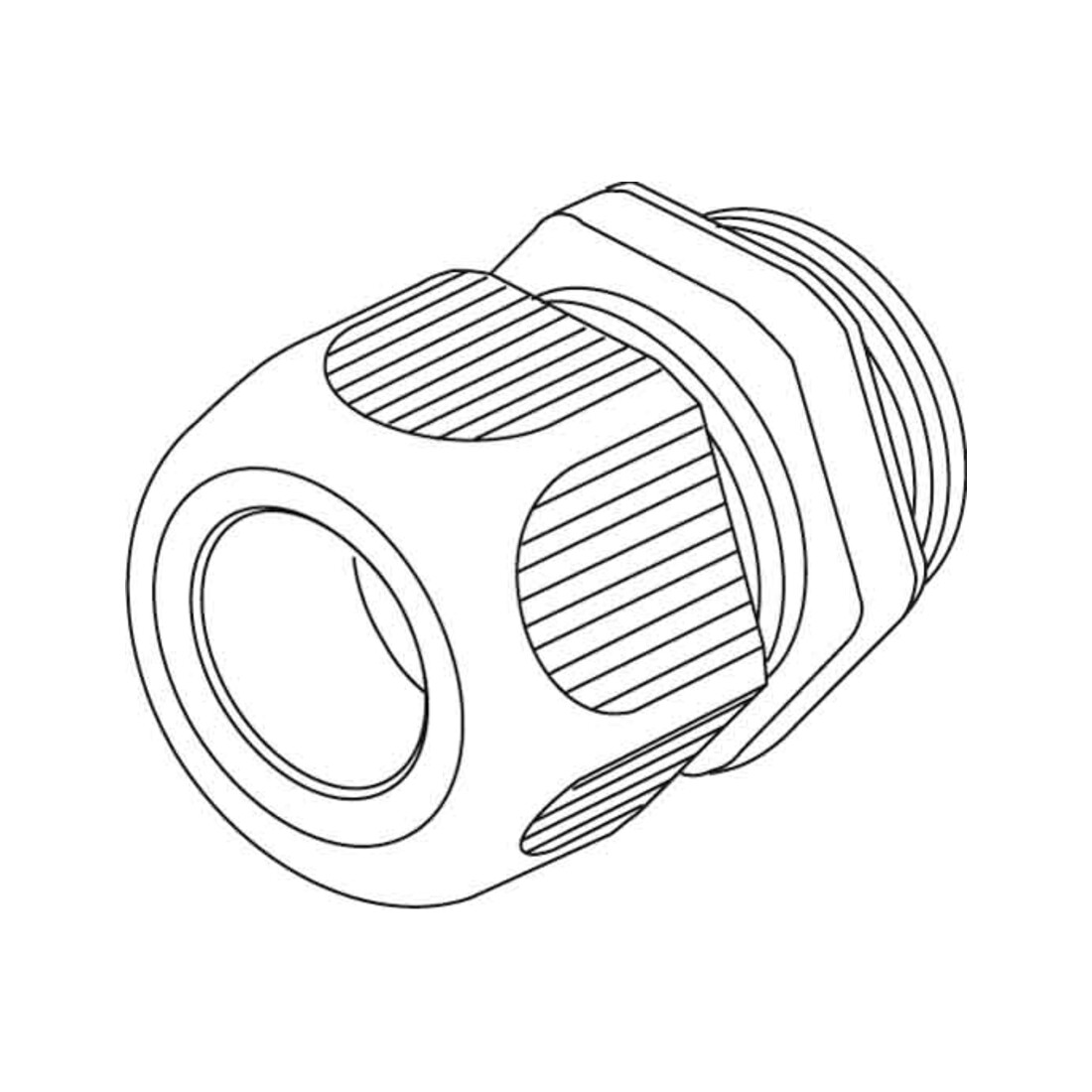 HKL Presse-étoupe gris clair, D=9-17 mm, IP68 1234VM2501