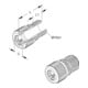 HKL Raccord de serrage MS D:5-7/L:21mm M10x1 103