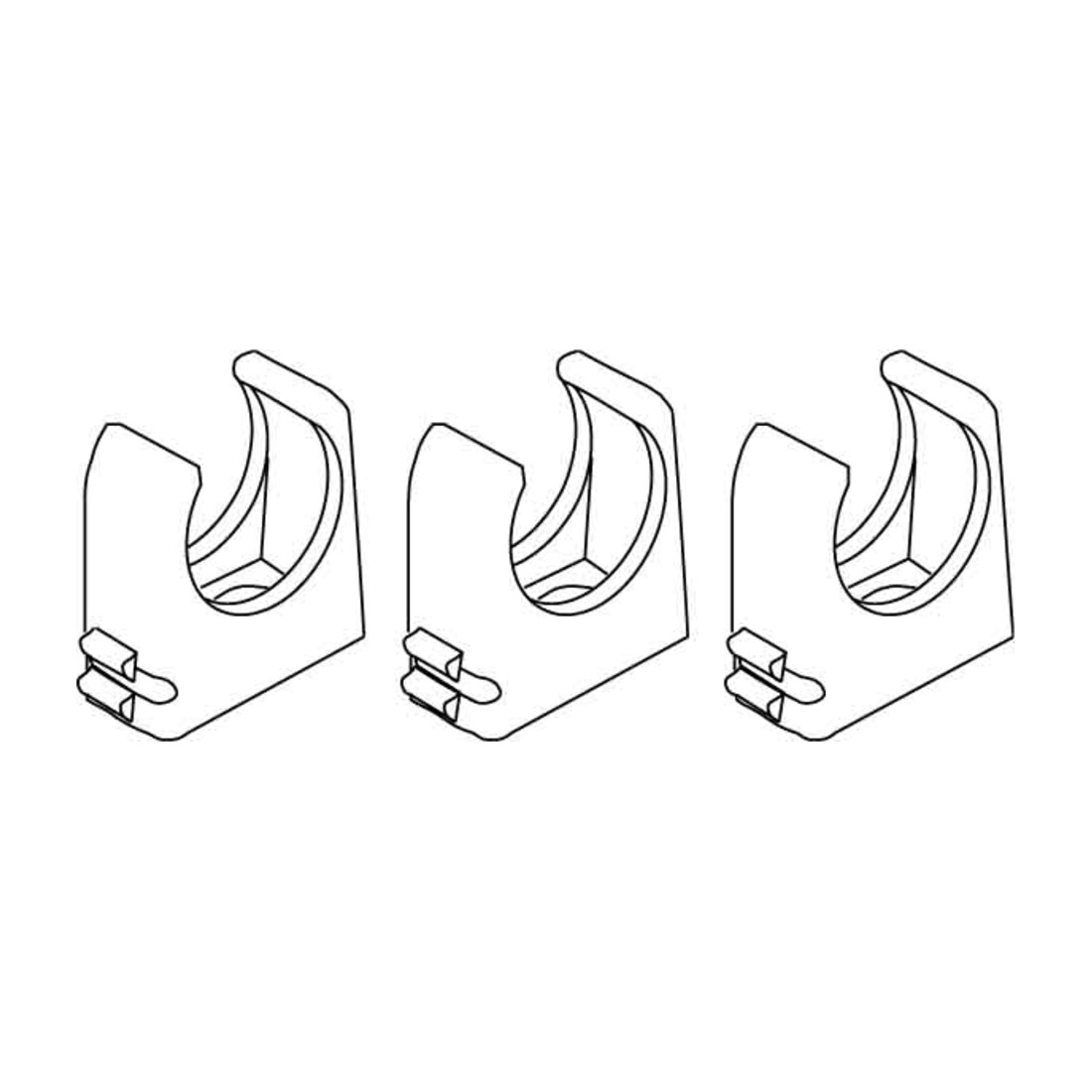 HKL RO-Clip-collier de serrage lgr M25 796.231