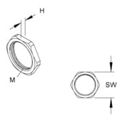 HKL Sechskantmutter 420M32-4