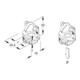HKL Suspension pour luminaire 445E