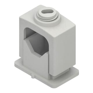 HKL Tempo-Gleitschelle 1-fach 25 x 49 mm lichtgrau