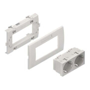 HKL Unité double prise blanche KES-2.3.3-1