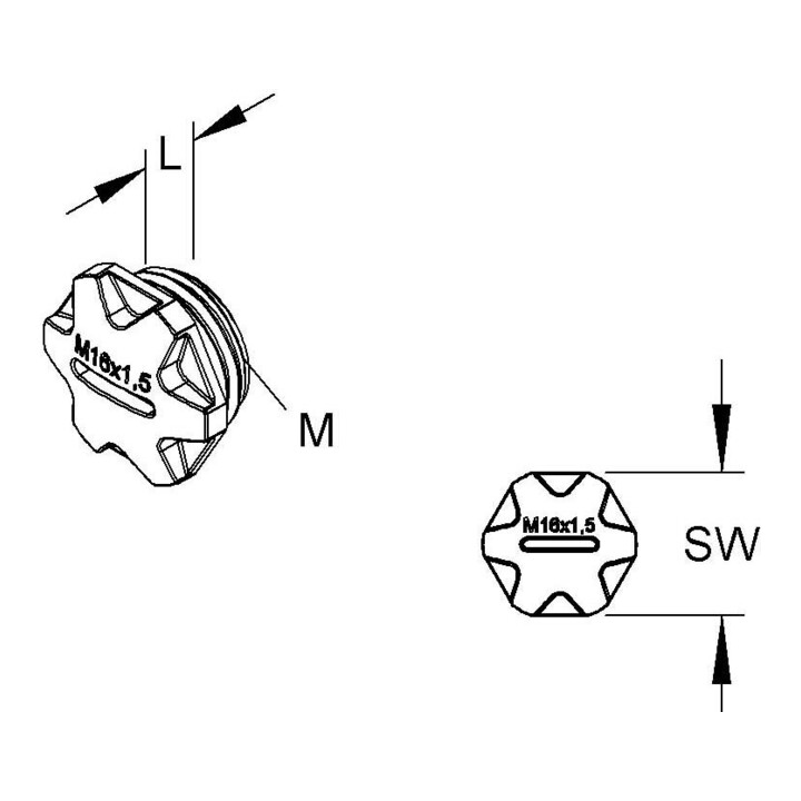 HKL Verschlußschraube 514M20