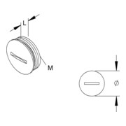 HKL Vis de fermeture 1514M40-4