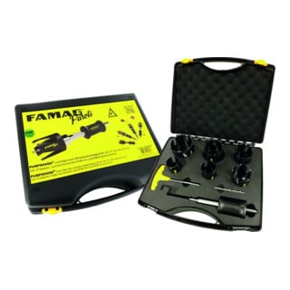 HM- PAROLI- Ensemble de scies-cloches 8 pcs D45-50-57-60-68-80 mm incl. adaptateur + LRV + PS