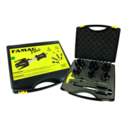HM- PAROLI- Ensemble de scies-cloches 8 pcs D45-50-57-60-68-80 mm incl. adaptateur + LRV + PS