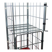 HMH Drahtgitterzwischenboden für rolltainer® 724 x 815 mm Cr 3 ohne AK einlegbar-1