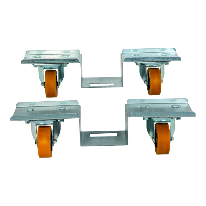 HMH Europaletten-Roller Set ø 100mm Alu PU