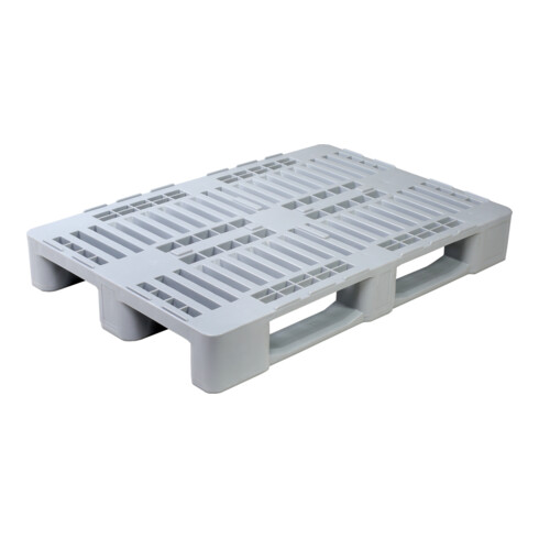 HMH Hygienepalette H1 offen Euromaß 3 Kufen grau 1.250 kg Traglast