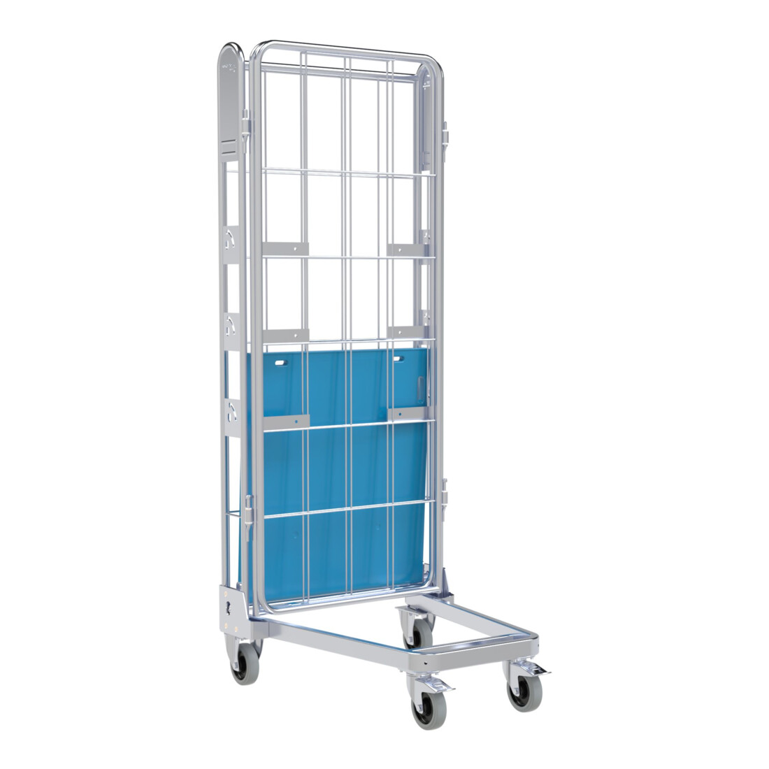 HMH nestainer® 1630 KU Lagerbehälter 730 x 845 mm 3-seitig galvanisch blau verzinkt