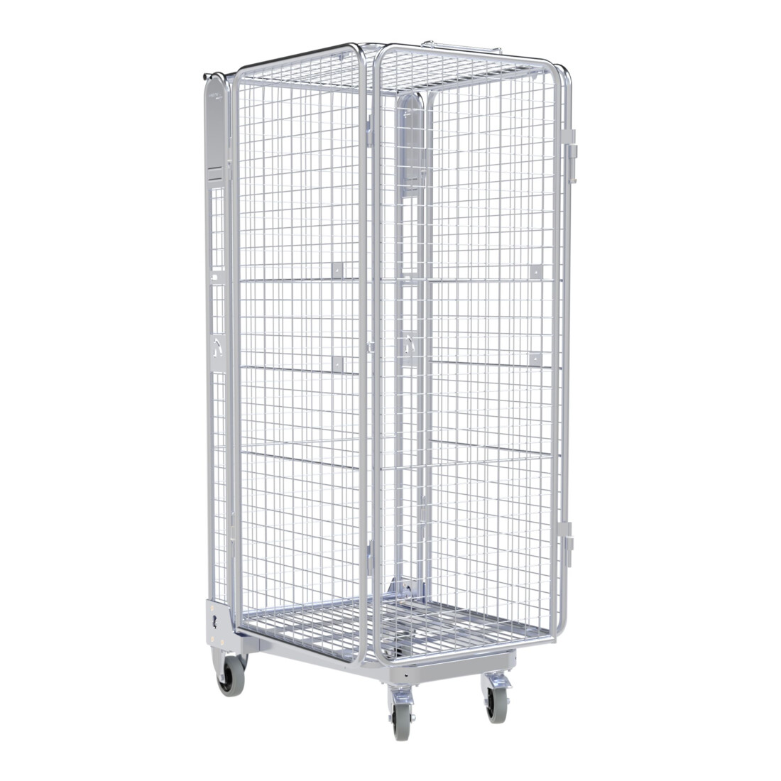 HMH nestainer® Anti-Diebstahl ADB 1600 ME 730 x 870 mm 5-seitig komplett galvanisch blau verzinkt