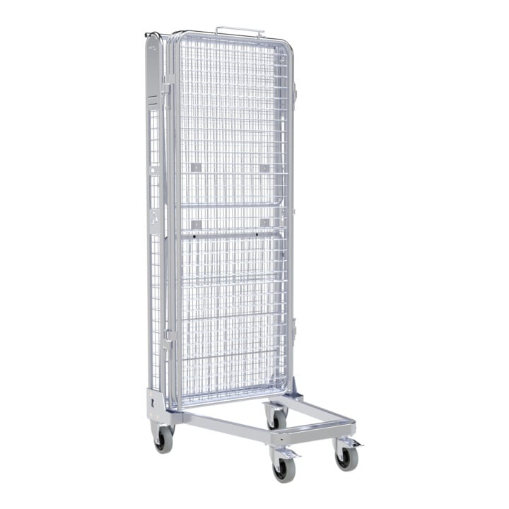 HMH nestainer® Anti-Diebstahl ADB 1600 ME 730 x 870 mm 5-seitig komplett galvanisch blau verzinkt