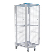 HMH nestainer® Anti-Diebstahl ADB 1600 ME/KU 730 x 870 mm 5-seitig galvanisch blau verzinkt-1