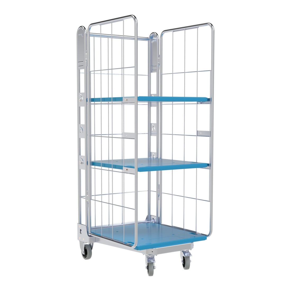 HMH nestainer® Behälter 1630 KU 730 x 845 mm 3-seitig 2 ZWB Cr 3 NT 195 mm