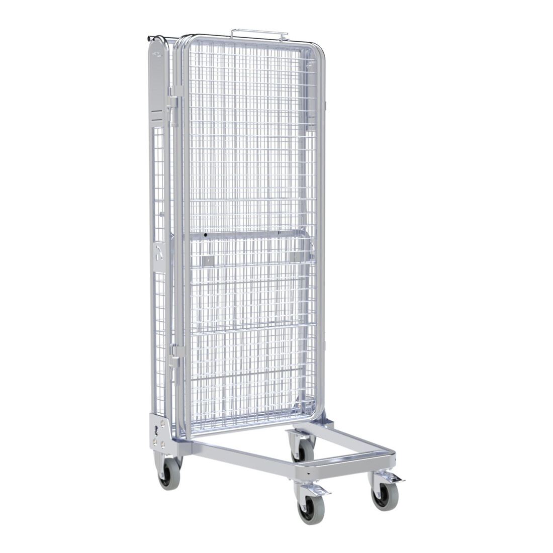 HMH nestainer® Gitterbox ADB 1450 ME KU 730 x 870 mm 5-seitig galvanisch blau verzinkt