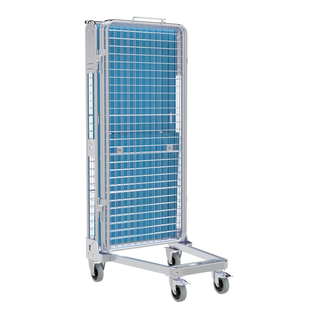 HMH nestainer® Gitterbox ADB 1450 ME KU 730 x 870 mm 5-seitig Kunststoffdach