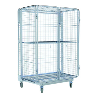 HMH nestainer® Gitterbox ADB 1600 ME 800 x 1200 mm 5-seitig Cr 3 Gitter 50x100 mm