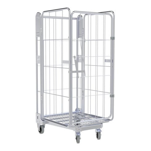 HMH nestainer® Metallcontainer 1450 ME 730 x 845 mm galvanisch blau verzinkt