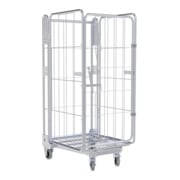 HMH nestainer® Metallcontainer 1450 ME 730 x 845 mm galvanisch blau verzinkt-1