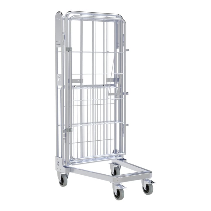 HMH nestainer® Metallcontainer 1450 ME 730 x 845 mm galvanisch blau verzinkt