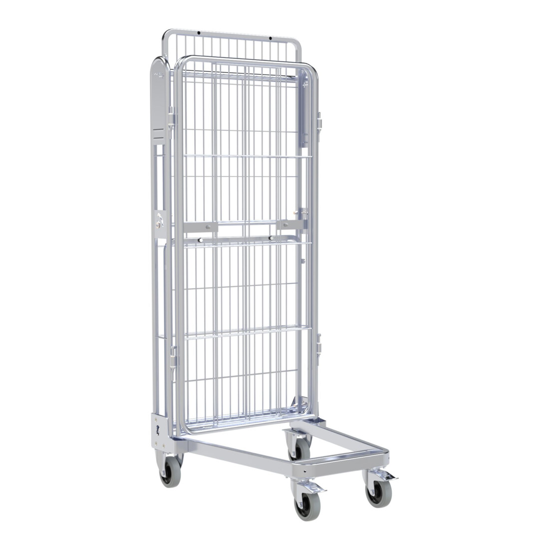 HMH nestainer® Metallgestell 1450 ME 730 x 845 mm 3-seitig galvanisch blau verzinkt