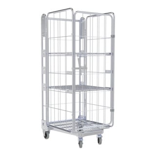 HMH nestainer® Metallgestell 1630 ME 730 x 845 mm 4-seitig 2 ZWB NT 205 mm Cr 3
