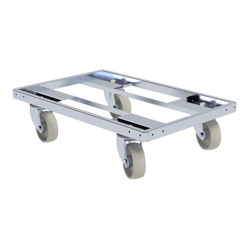 HMH rolldolly® Fahrrahmen INDUSTRY 400 x 600 mm Ø 100 PP weiß