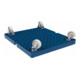 HMH Rollplatte KU 724 x 815 mm ø 108 PP blau