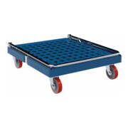 HMH Rollplatte KU 724 x 815 mm Ø 125 PU klappbarer Schiebebügel ME Cr 3-3