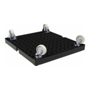 HMH Rollplatte KU 724 x 815 mm schwarz ø 108 PP Polypropylen-3