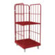 HMH rolltainer® 1450 KU 724 x 815 mm 3-seitig rot